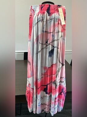 Women's tight skirt "YUNA FASHION" elastic waist-transparent fabric One Size